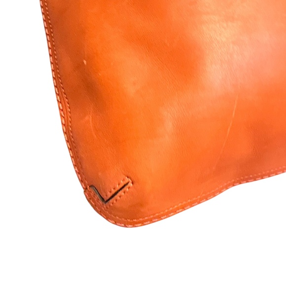 Coach vintage y2k F13356 RARE bleaker XL hobo bag orange rust burnt sienna - Picture 6 of 16